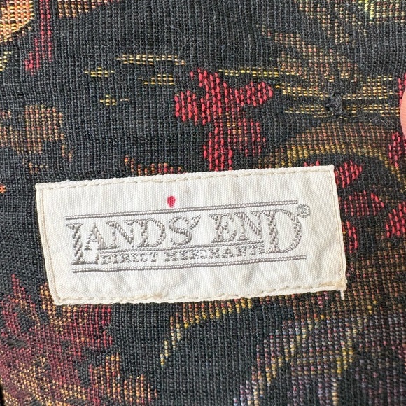 Lands End Vintage Brocade Duck Jacket - Picture 5 of 9